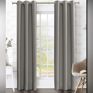 Sun Zero 80" X 84" Curtain Panels Preston Blackout Grommet Pair - Blush